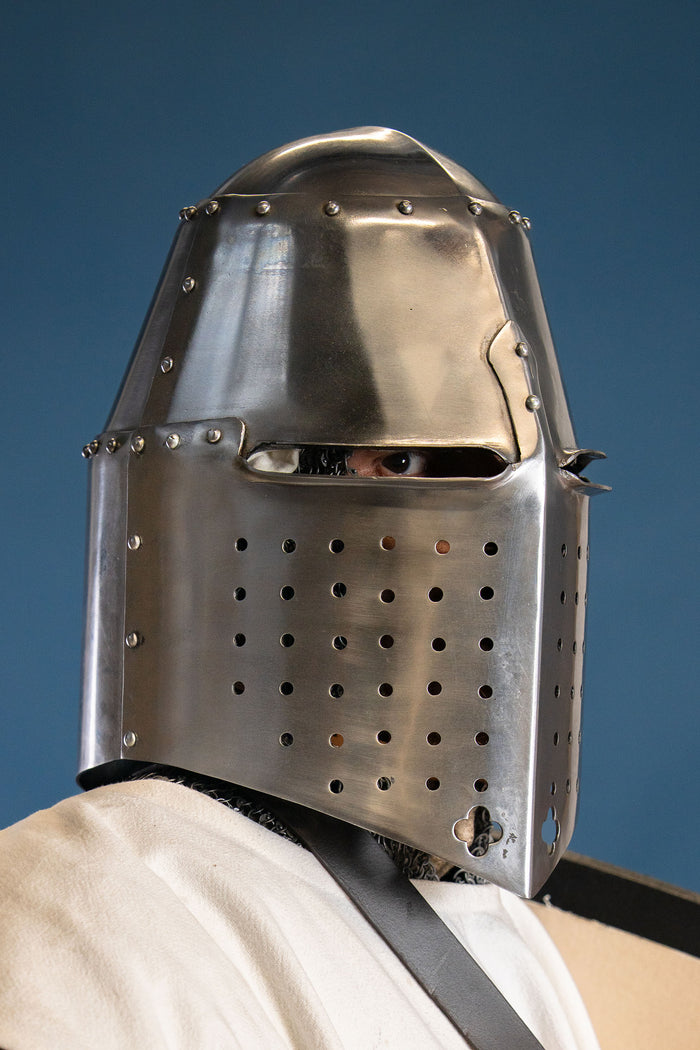 14th century helmet Sir Richard Pembridge, 2 mm (battle-ready)