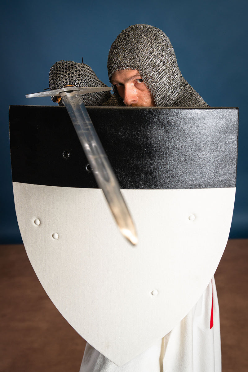 Tarcza rycerska templariuszy