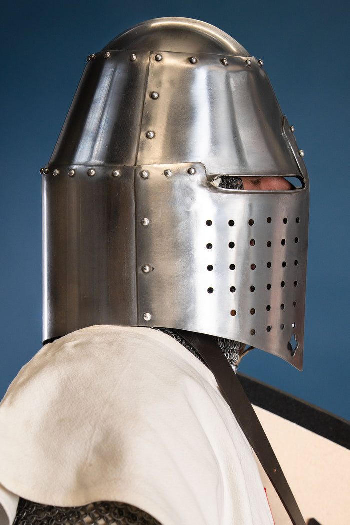 14th century helmet Sir Richard Pembridge, 2 mm (battle-ready)