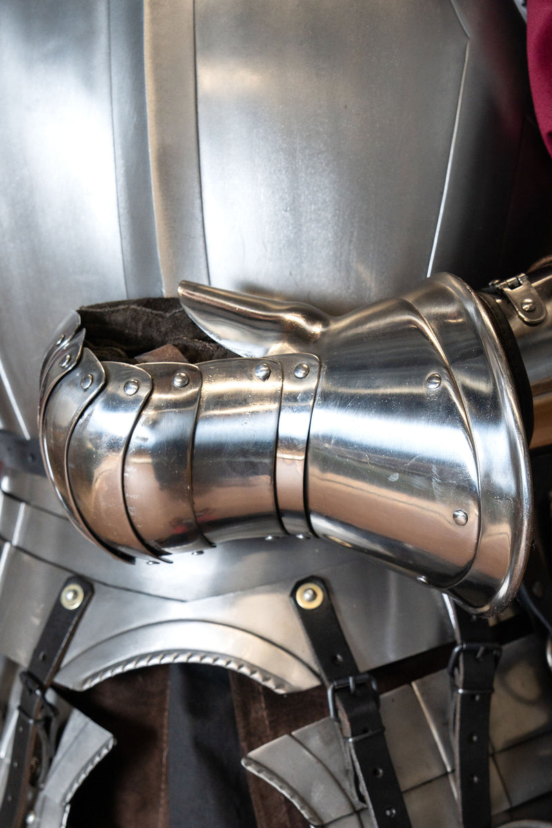 15. århundredes panserhandsker (mittens), 1,6 mm