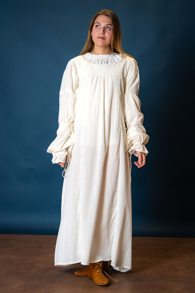 Camisa renacentista Lucretia, natural