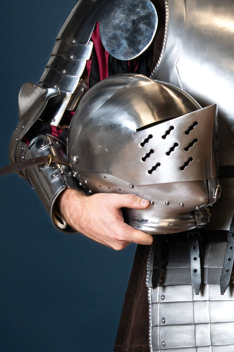 Tysk armet-hjelm fra 1500-tallet, 1–1,2 mm