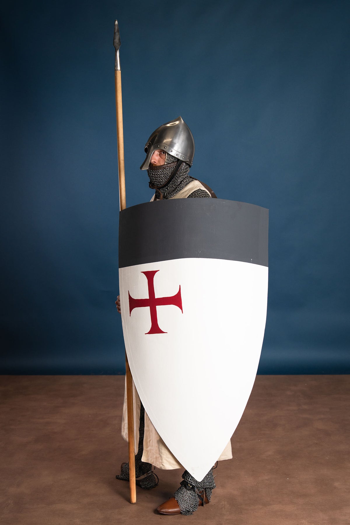 Phrygian nasal helmet, 2 mm (battle-ready)