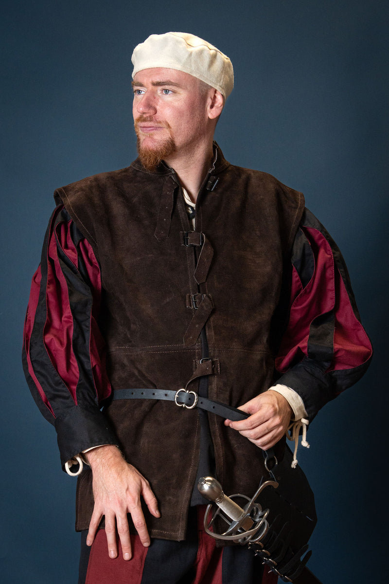 Lederweste Orthello, 16.–17. Jahrhundert, braun