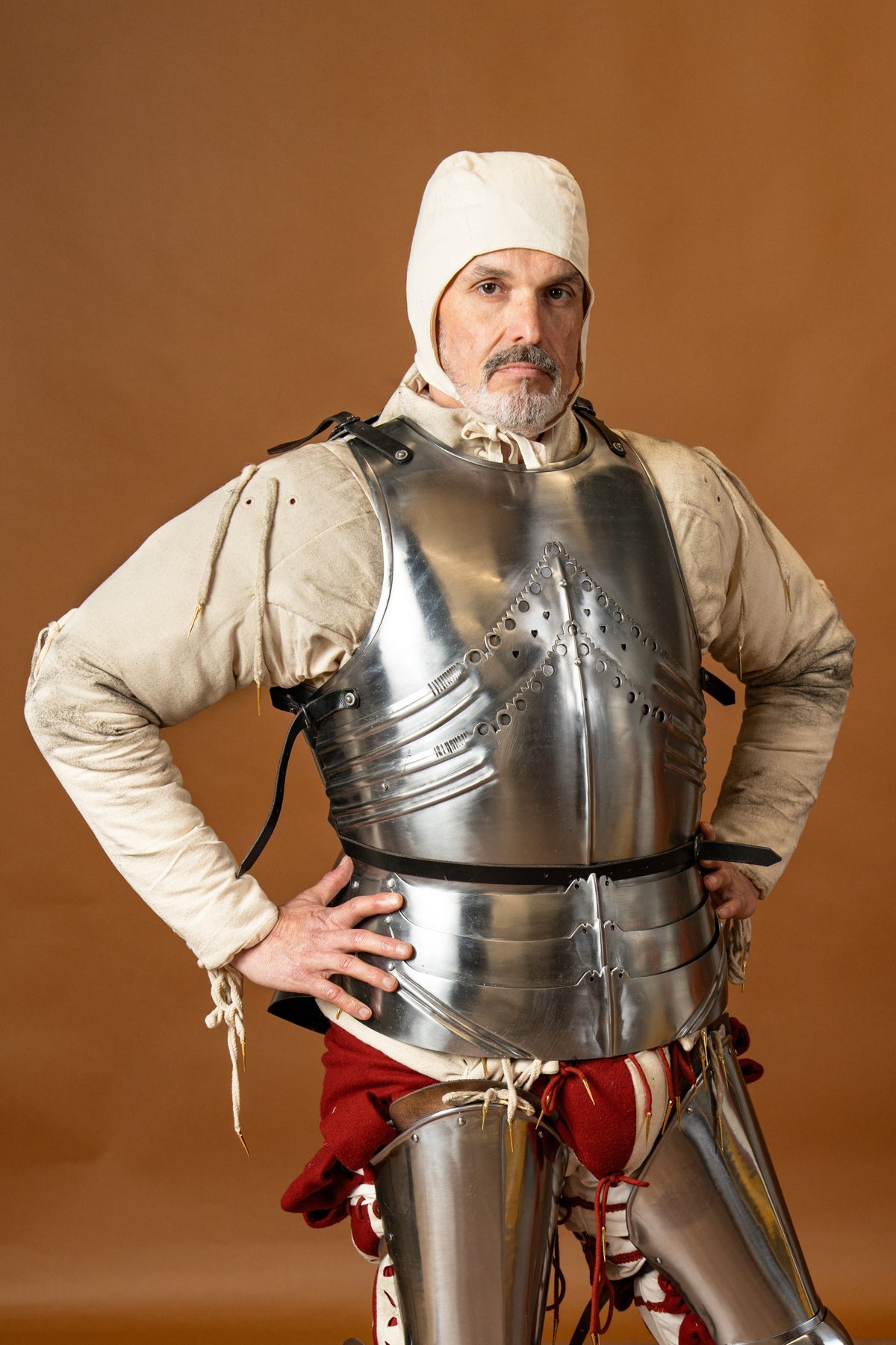 Gothic cuirass with faulds and culet, 1–1.2 mm