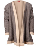 Kaftan Farman, visgraat-wol, creme