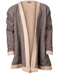Kaftan Farman, visgraat-wol, creme
