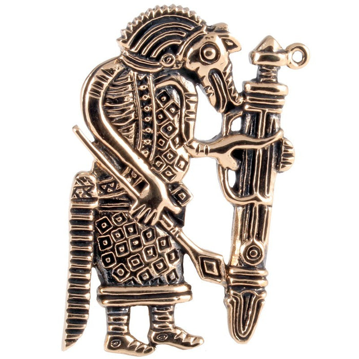 Alemannic pendant Gutenstein, bronze