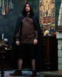 Cloak Gora, black, wool blend