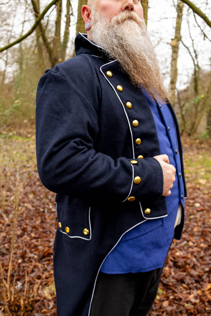 Lieutenant's jacket Horton, frock coat, navy blue