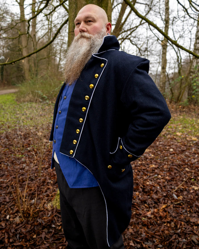 Lieutenant's jacket Horton, frock coat, navy blue