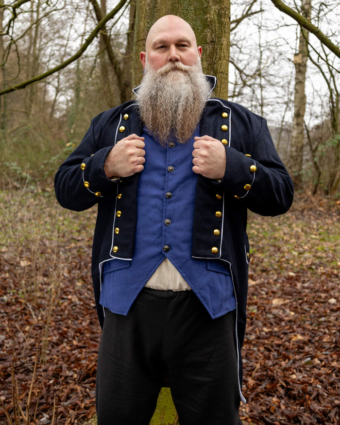 Lieutenant's jacket Horton, frock coat, navy blue