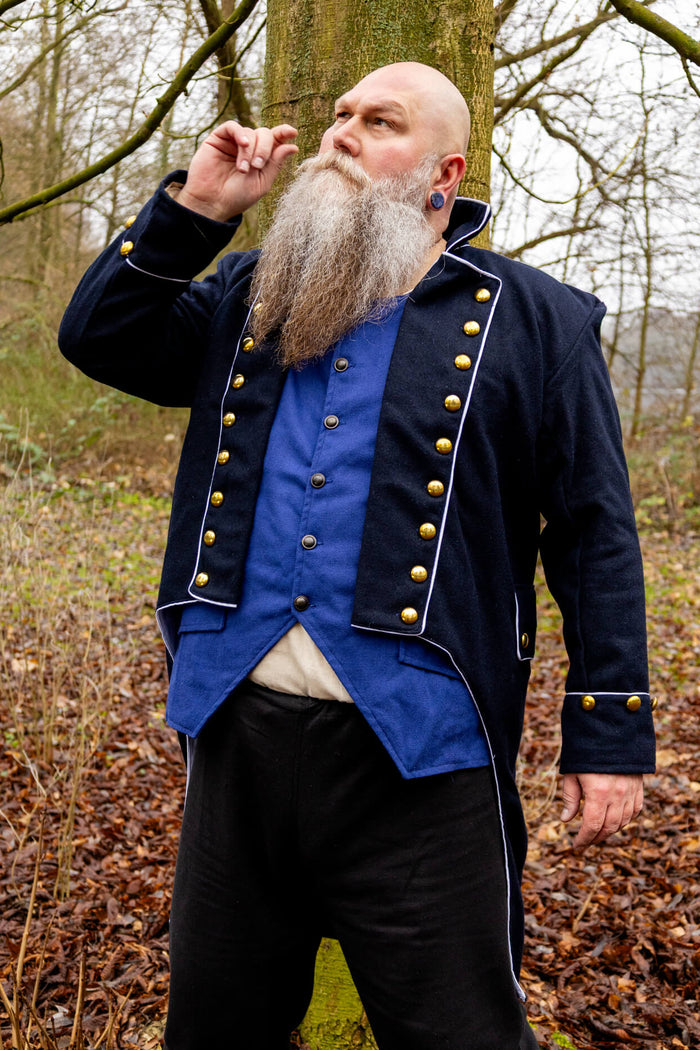 Lieutenant's jacket Horton, frock coat, navy blue