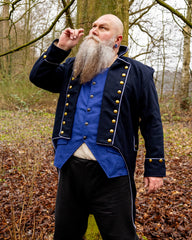Lieutenant's jacket Horton, frock coat, navy blue