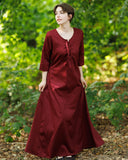 Mittelalterliches Kleid Irene, rot