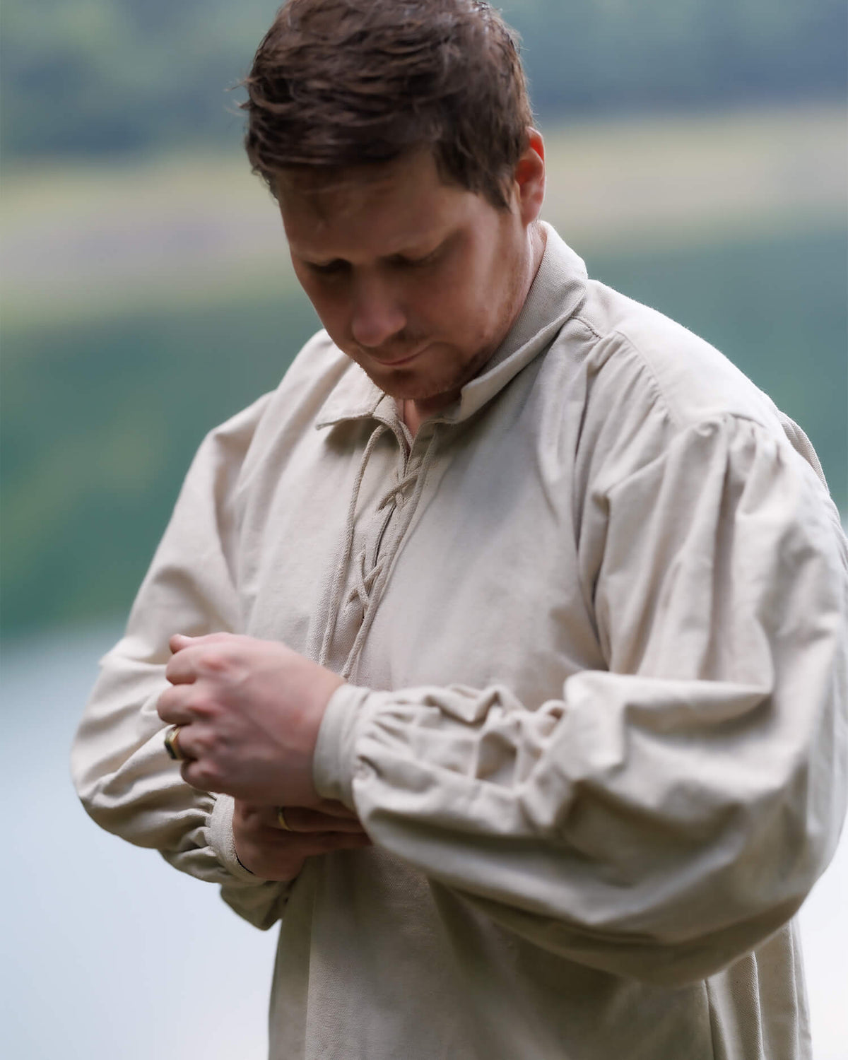 Medieval shirt Jonathan, cream