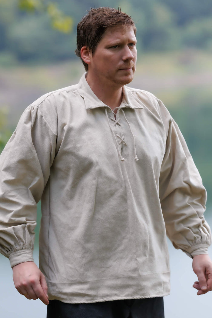 Medieval shirt Jonathan, cream