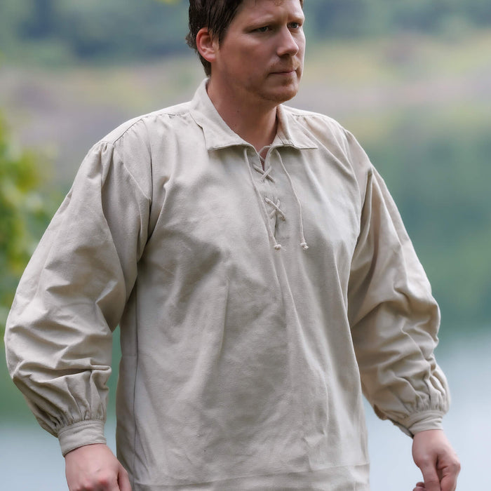 Medieval shirt Jonathan, cream