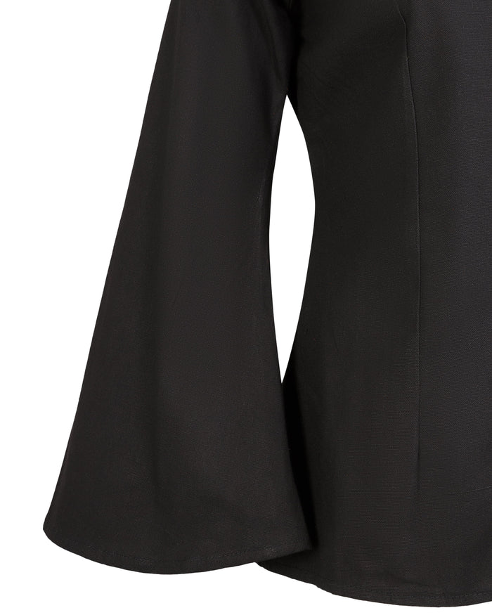 Renaissance blouse Kassandra, zwart