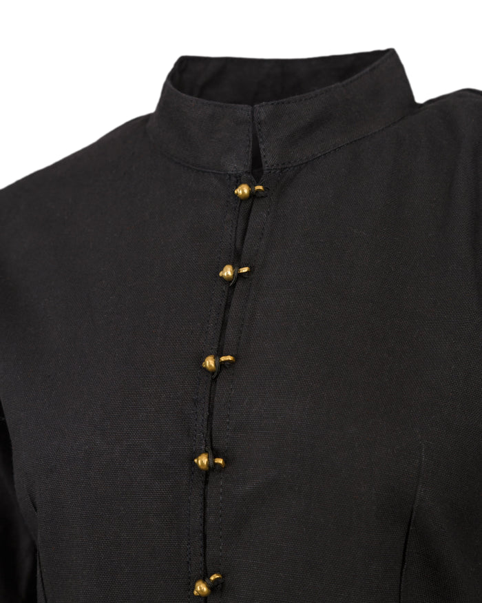 Renaissance blouse Kassandra, zwart