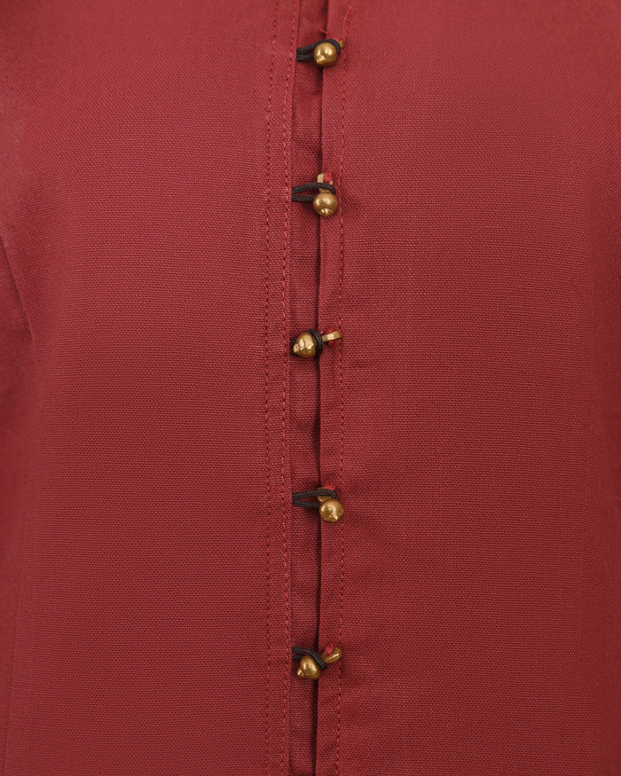 Renaissance blouse Kassandra, bordeaux