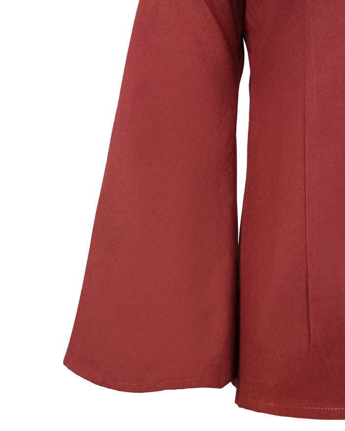 Renaissance blouse Kassandra, bordeaux