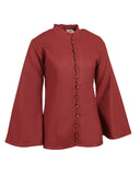 Renaissance blouse Kassandra, bordeaux