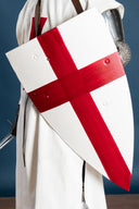 Tempelriddarsköld i trä