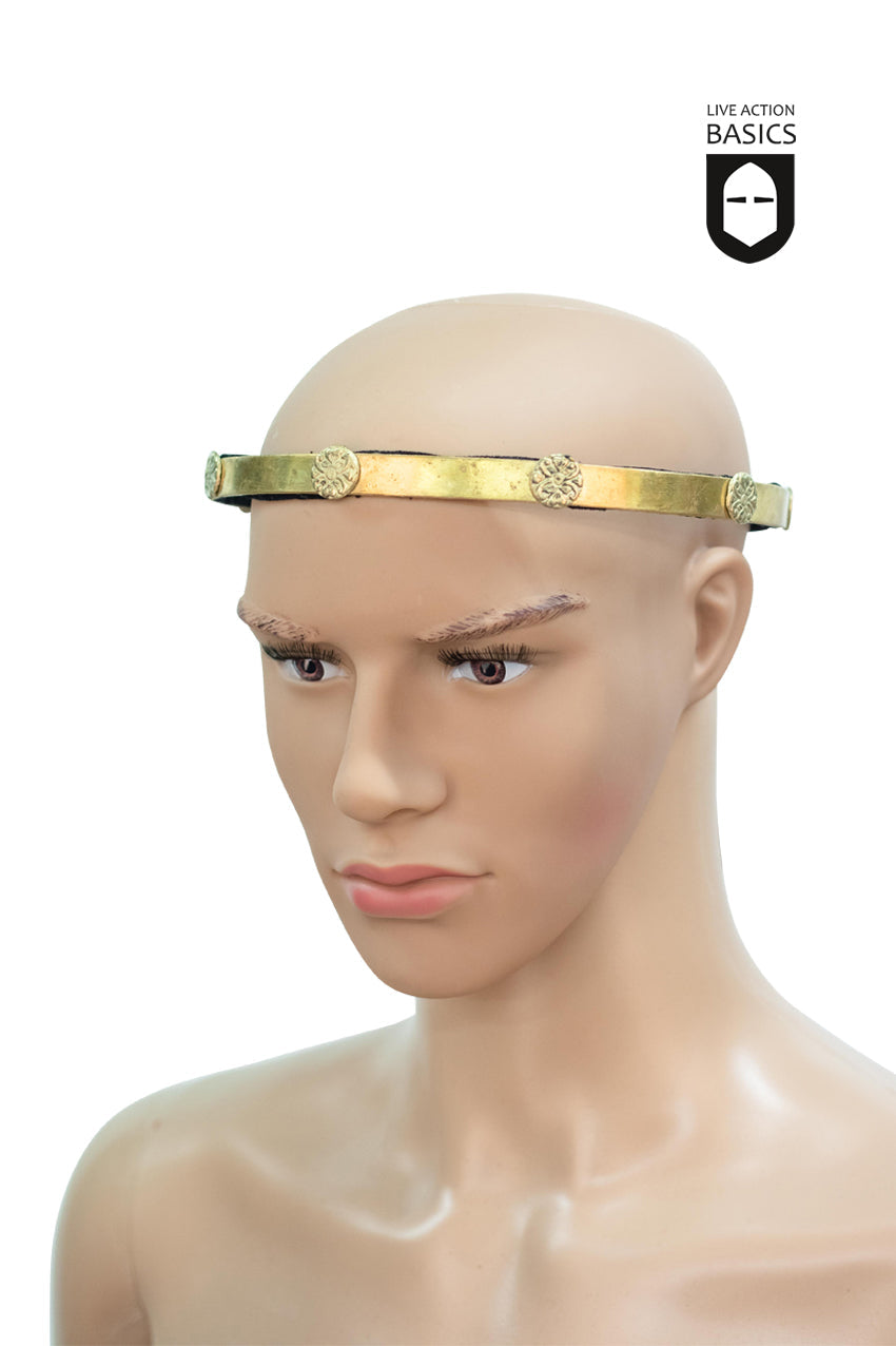 Middeleeuwse circlet, messing