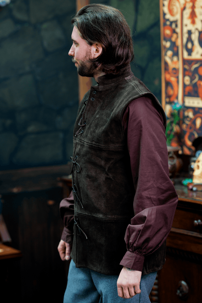 Doublet Laertes, 2nd half 15th century, suede, brown