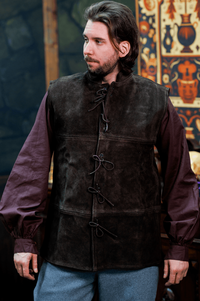 Doublet Laertes, 2nd half 15th century, suede, brown