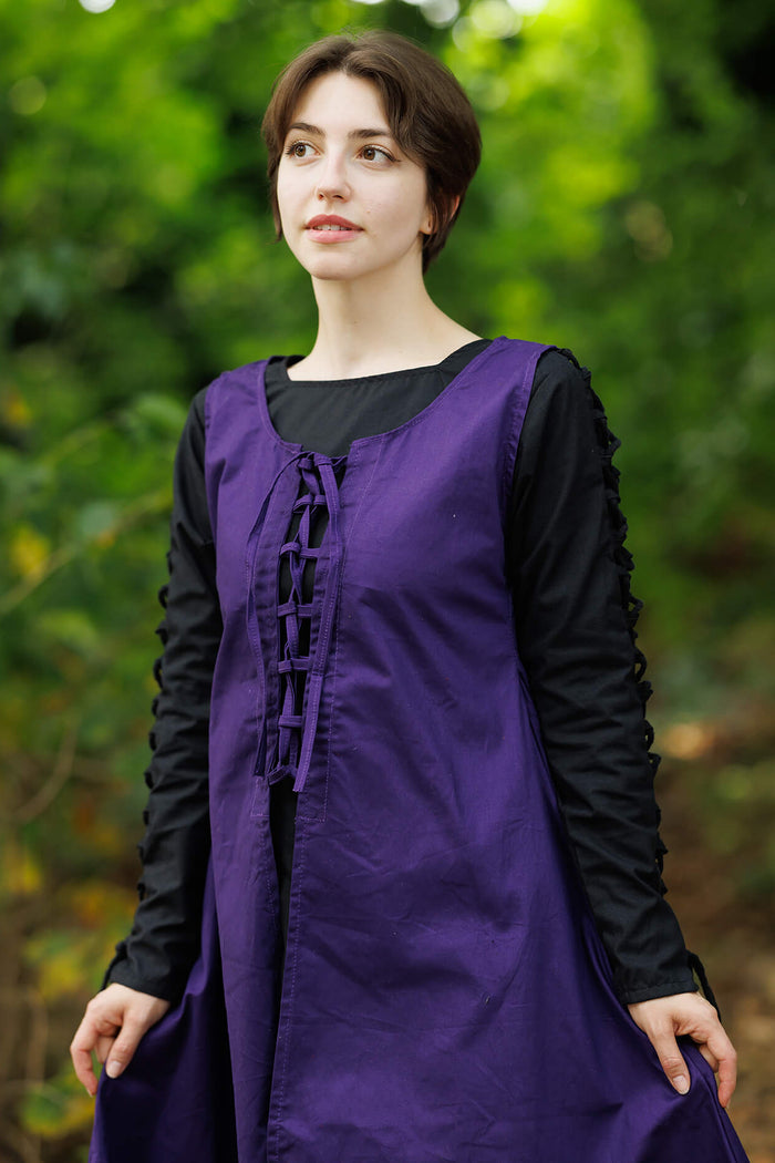 Medieval overdress Leandra, blue