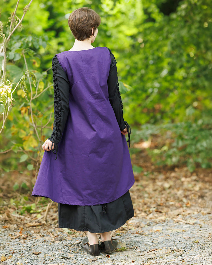 Medieval overdress Leandra, blue