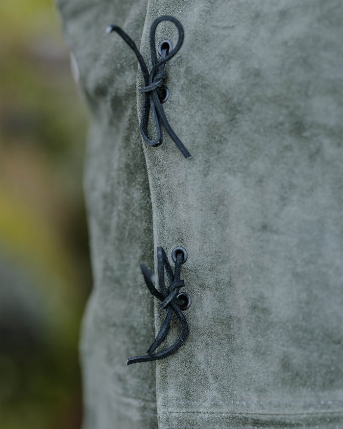 Doublet Laertes, 2nd half 15th century, suede, olive green