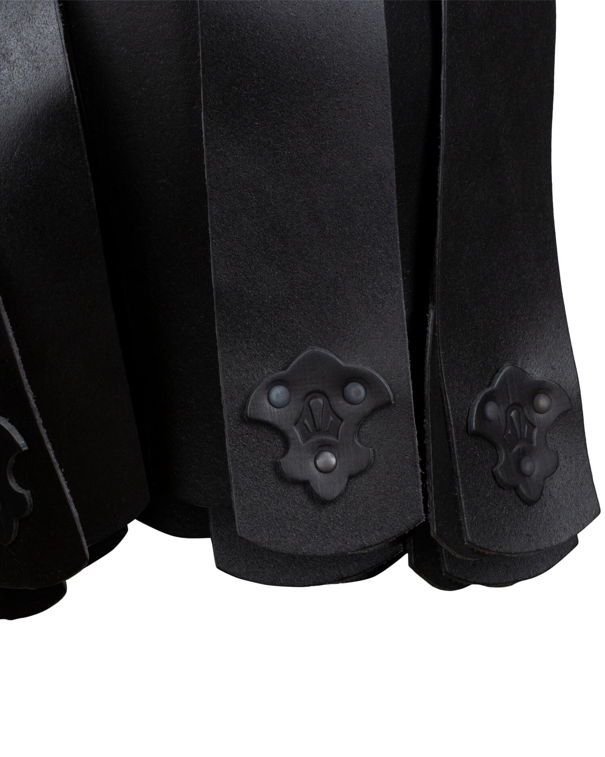 Leren rok Lilith, zwart