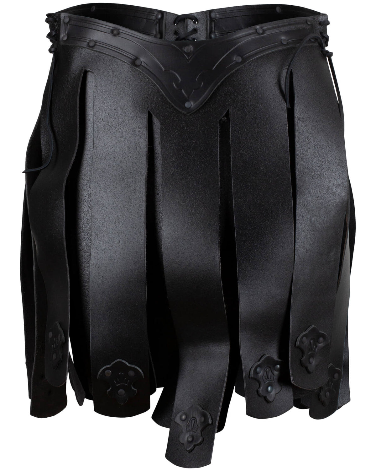 Leren rok Lilith, zwart
