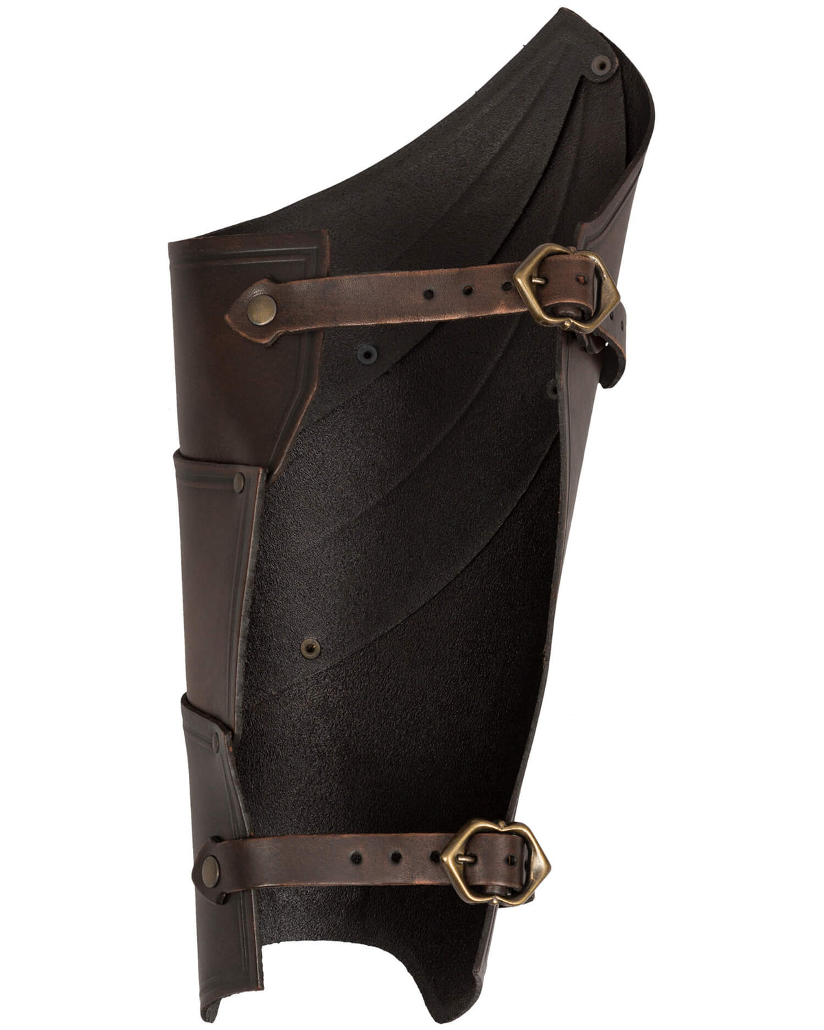 Leren beenpantser Lilith, zwart