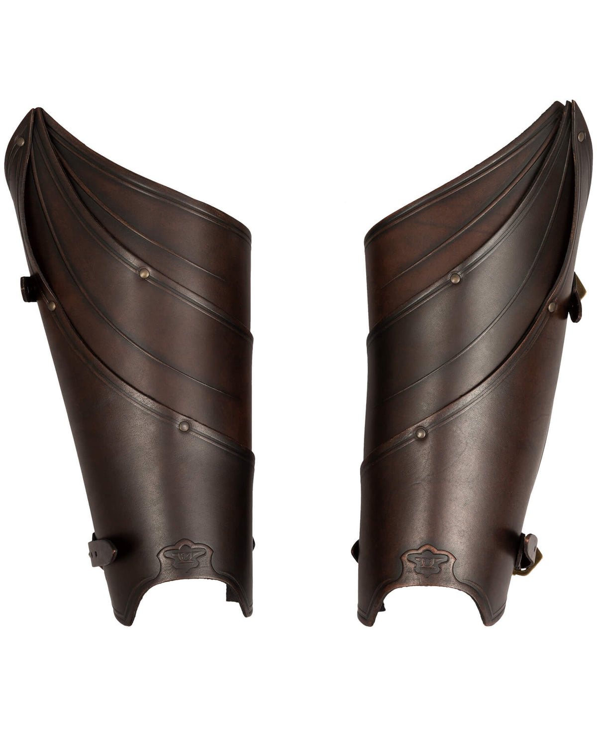Leren beenpantser Lilith, zwart