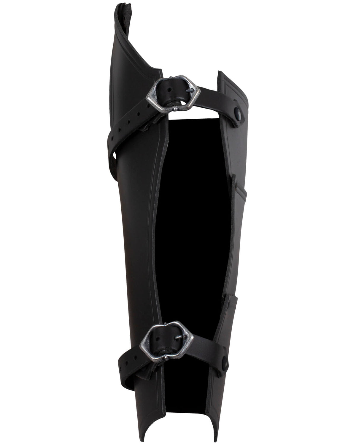 Leren beenpantser Lilith, zwart