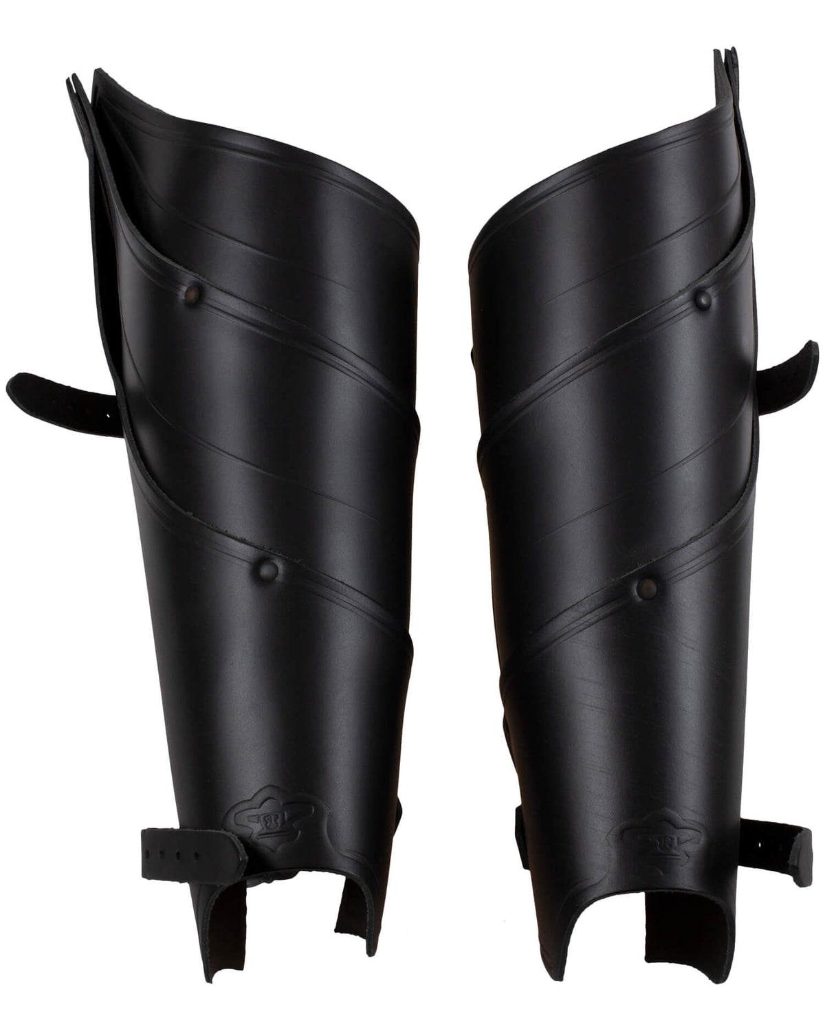 Leren beenpantser Lilith, zwart