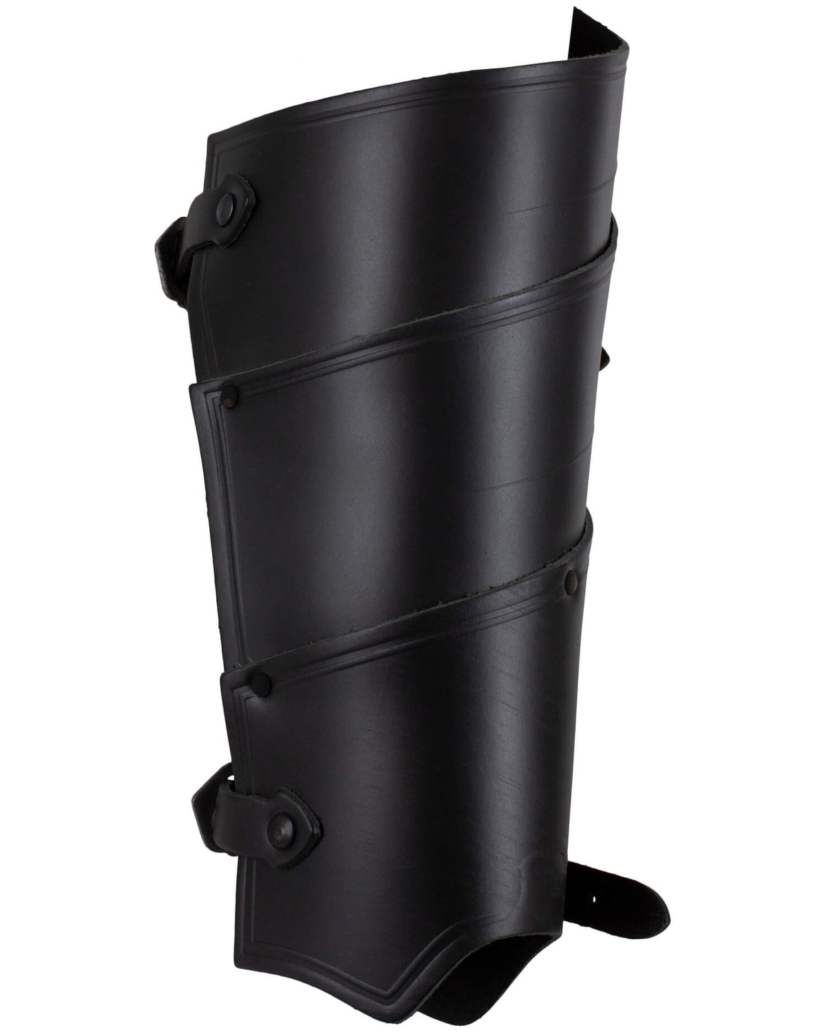 Leren beenpantser Lilith, zwart