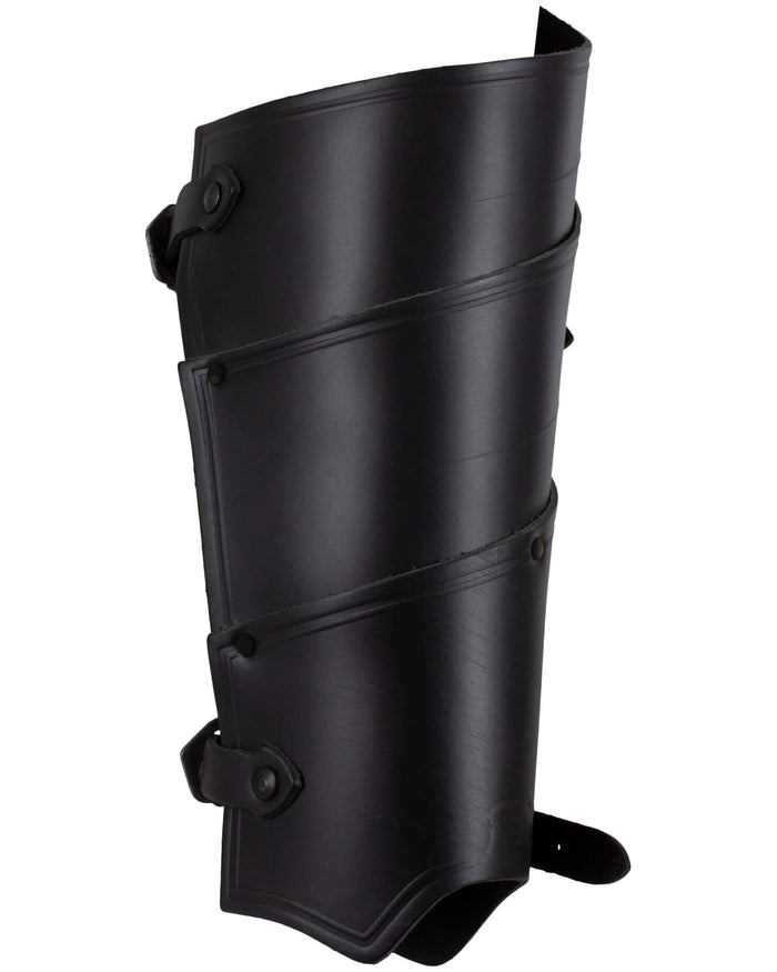 Leren beenpantser Lilith, zwart
