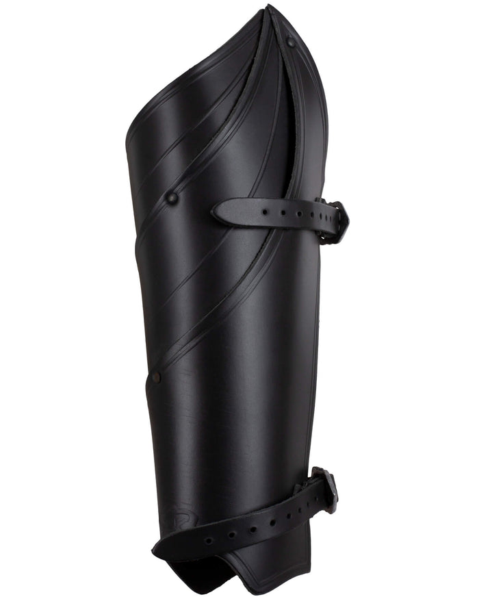 Leren beenpantser Lilith, zwart