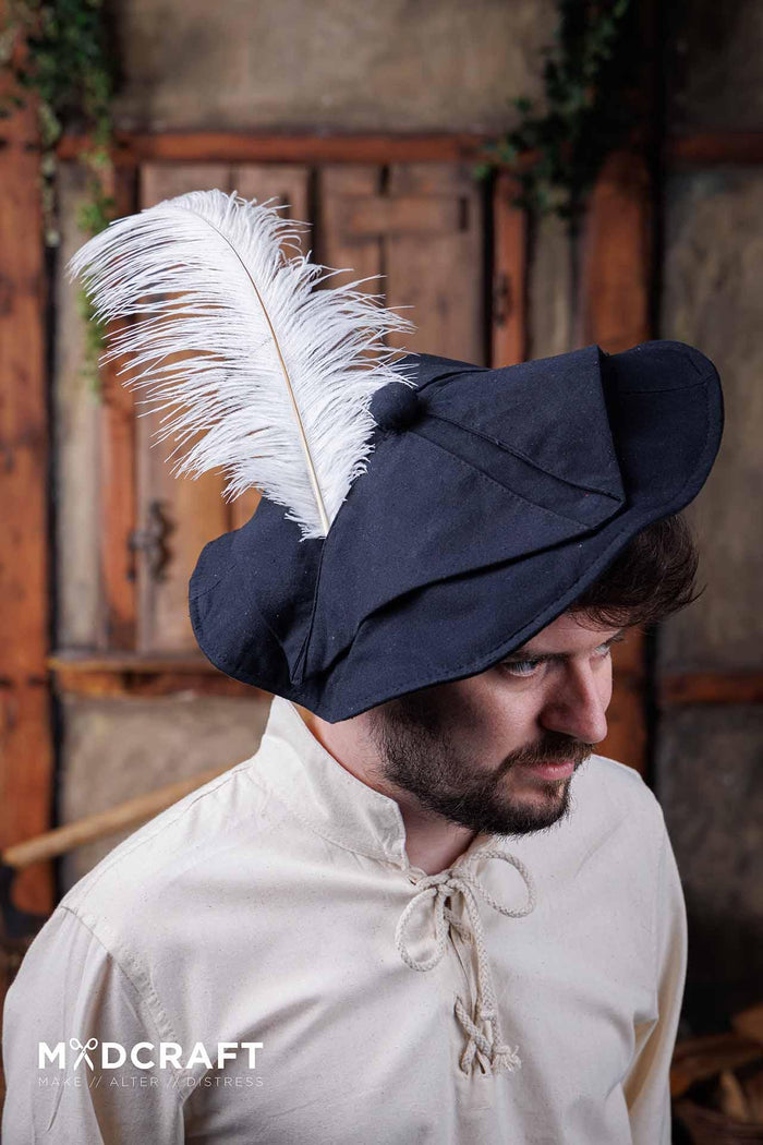 Ostrich feather 45-50 cm, white