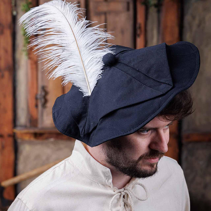 Ostrich feather 45-50 cm, white