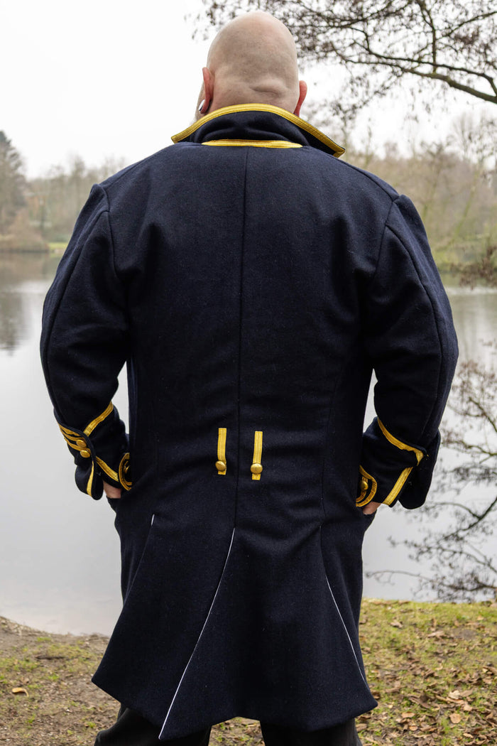 Officer's jacket Maddox, frock coat, dark blue