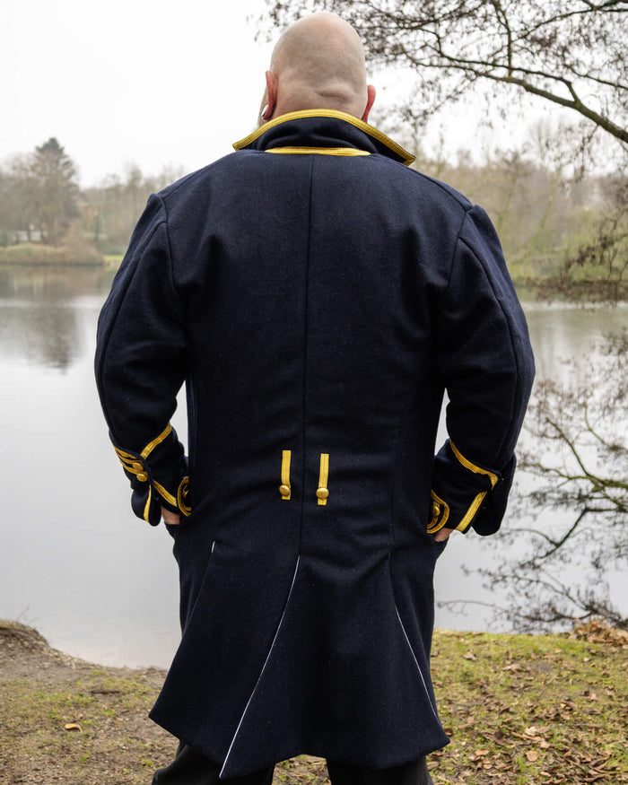 Officer's jacket Maddox, frock coat, dark blue