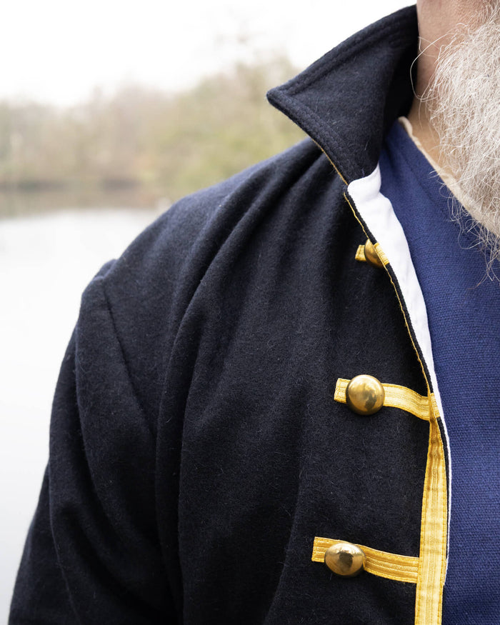 Officer's jacket Maddox, frock coat, dark blue