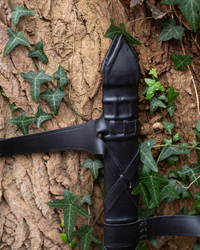 Sword Scabbard Malden with belt, up to 90 cm blade length, black