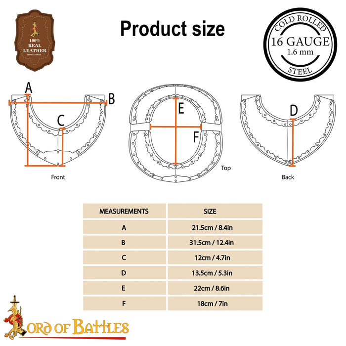 Polish hussars gorget, 1.6 mm